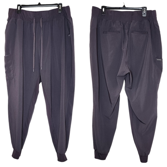 Jaanuu charcoal grey scrub joggers.  Size 2XL. - Picture 1 of 16